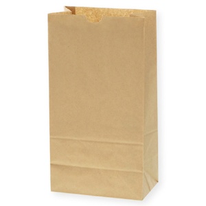 シモジマ　ＨＥＩＫＯ　紙袋　角底袋　Ｎｏ．６　未晒無地　＃４０１０６００　１パック（１００枚）1