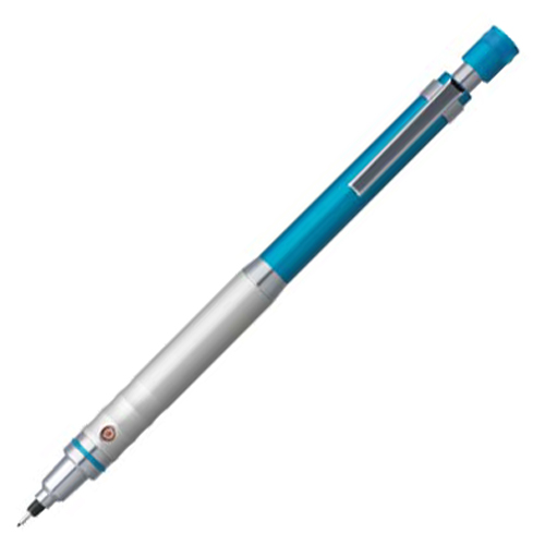 【クリックで詳細表示】三菱鉛筆 シャープペン クルトガ ハイグレードモデル 0.5mm (軸色 ブルー) M510121P.33 1本 M510121P.33