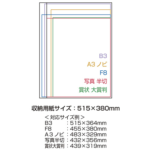 たのめーる】ナカバヤシ アーテム グラフィックファイル B3・F8