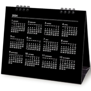 九十九商会　卓上カレンダー　スタンドスケジュール　２０２４年版　ＫＹ－１２７－２０２４　１冊4