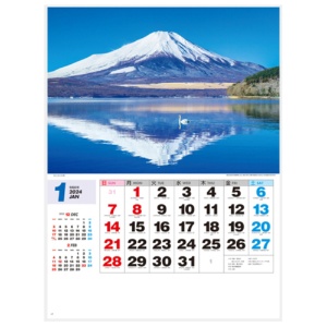 九十九商会　壁掛けカレンダー　四季の日本　２０２４年版　ＮＫ－０８７－２０２４　１冊2