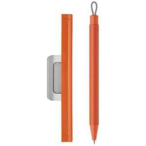 ゼブラ　ノートホルダー付ジェルボールペン　ピタン　０．５ｍｍ　黒　（軸色：オレンジ）　Ｐ－ＪＪ１１５－ＯＲ　１本1