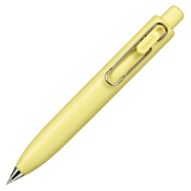 三菱鉛筆　ゲルインクボールペン　ユニボール　ワンＰ　０．５ｍｍ　黒　（軸色：バナナ）　ＵＭＮＳＰ０５．２８　１本
