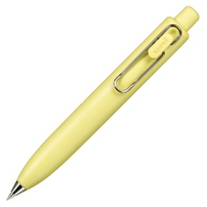 三菱鉛筆　ゲルインクボールペン　ユニボール　ワンＰ　０．５ｍｍ　黒　（軸色：バナナ）　ＵＭＮＳＰ０５．２８　１本1