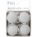 天馬　Ｆｉｔｓ　フィッツ差込式キャスター　ＣＳＰ－４０　クリア　１パック（４個）1
