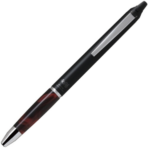 パイロット　ゲルインキボールペン　フリクションボールノックゾーン　極細０．５ｍｍ　ブラック　（軸色：インスピレーションレッド）　ＬＦＢＫＺ－３ＳＥＦ－ＩＲ　１本1