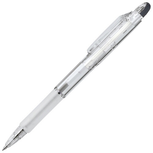 ゼブラ　油性ボールペン　バイオチューブ搭載ジムノック　０．７ｍｍ　黒　（軸色：ウォータークリア）　ＢＩ－ＫＲＢ－ＷＣ　１本1