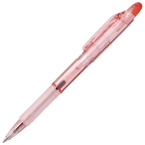 ゼブラ　油性ボールペン　バイオチューブ搭載ジムノック　０．７ｍｍ　赤　（軸色：サンライズコーラル）　ＢＩ－ＫＲＢ－ＳＣ　１本1