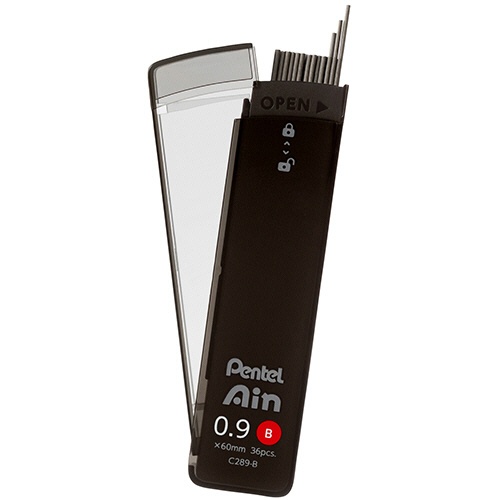 ぺんてる　シャープペン替芯　ぺんてるアイン　０．９ｍｍ　Ｂ　Ｃ２８９－Ｂ　１個（３６本）2