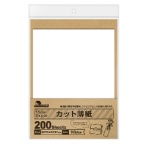 ササガワ　カット薄紙（薄葉紙）　タテ２７２×ヨコ１９７ｍｍ　ホワイト　３５－９０　１冊（２００枚）