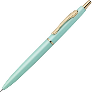 ゼブラ　エマルジョンボールペン　フィラーレｅｆ　０．５ｍｍ　黒　（軸色：ブルーグリーン）　Ｐ－ＢＡＳ８６－ＢＧ　１本1