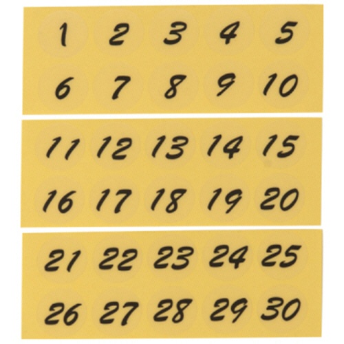 友屋　連番シール　トーメー（１～５０）　黒字　２２３９９　１パック3