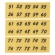 友屋　連番シール　トーメー（５１～１００）　黒字　２２４００　１パック3