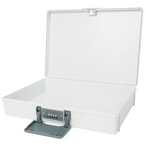 カール事務器　保管ボックス　Ｗ３７０×Ｌ２８６×Ｈ７７ｍｍ　ホワイト　ＨＢＰ－２００－Ｗ　１台1