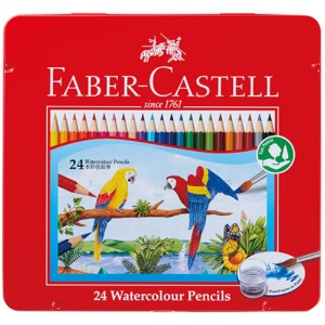 ファーバーカステル　水彩色鉛筆Ｂ　２４色（各色１本）　ＴＦＣＢ－ＷＣＰ／２４Ｃ　１缶1