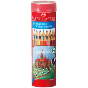 ファーバーカステル　色鉛筆Ｂ　丸缶　３６色（各色１本）　ＴＦＣＢ－ＣＰＫ／３６Ｃ　１缶1