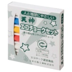 日本白墨工業　エコチョーク７２　４色詰合せ　ＥＣＯ－６　１箱（６本）