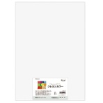 長門屋商店　いろいろ色画用紙　クレヨンカラー　Ａ３　ゆき（白）　ナ－ＣＲ１１１　１パック（２０枚）