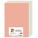 長門屋商店　いろいろ色画用紙　クレヨンカラー　（ミルキーカラーアソートタイプ）　Ａ３　１０色×各２枚　ナ－ＣＲ９１４　１パック（２０枚）