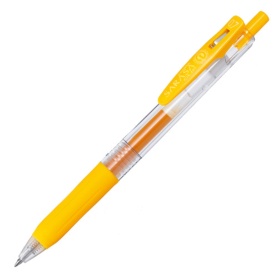 ゼブラ　ジェルボールペン　サラサクリップ　０．７ｍｍ　黄　ＪＪＢ１５－Ｙ　１本