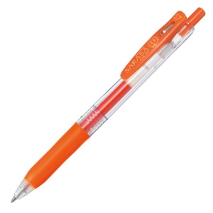 ゼブラ　ジェルボールペン　サラサクリップ　０．７ｍｍ　レッドオレンジ　ＪＪＢ１５－ＲＯＲ　１本1