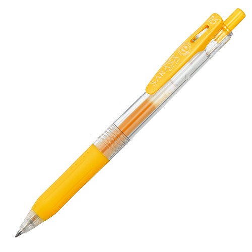 ゼブラ　ジェルボールペン　サラサクリップ　０．５ｍｍ　黄　ＪＪ１５－Ｙ　１本1