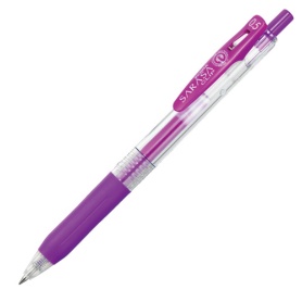 ゼブラ　ジェルボールペン　サラサクリップ　０．５ｍｍ　紫　ＪＪ１５－ＰＵ　１本