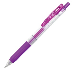 ゼブラ　ジェルボールペン　サラサクリップ　０．５ｍｍ　紫　ＪＪ１５－ＰＵ　１本1