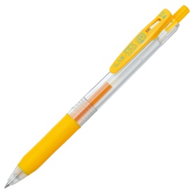 ゼブラ　ジェルボールペン　サラサクリップ　０．４ｍｍ　黄　ＪＪＳ１５－Ｙ　１本