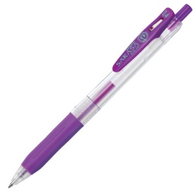 ゼブラ　ジェルボールペン　サラサクリップ　０．４ｍｍ　紫　ＪＪＳ１５－ＰＵ　１本