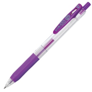ゼブラ　ジェルボールペン　サラサクリップ　０．４ｍｍ　紫　ＪＪＳ１５－ＰＵ　１本1