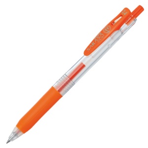 ゼブラ　ジェルボールペン　サラサクリップ　０．４ｍｍ　レッドオレンジ　ＪＪＳ１５－ＲＯＲ　１本1
