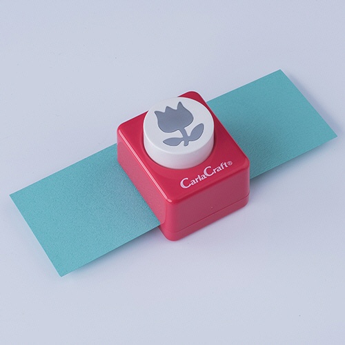 カール事務器　クラフトパンチ　ミドルサイズ　チューリップ－Ａ　ＣＰ－２　１個3