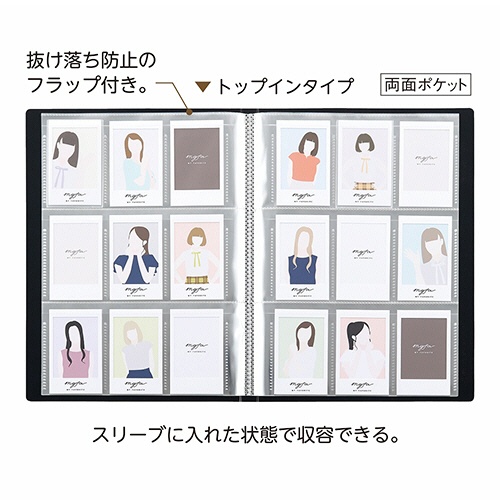 リヒトラブ　ｍｙｆａ　インスタントフォトコレクションファイル　ジェットブラック　Ｎ－３３２５－２４　１冊2