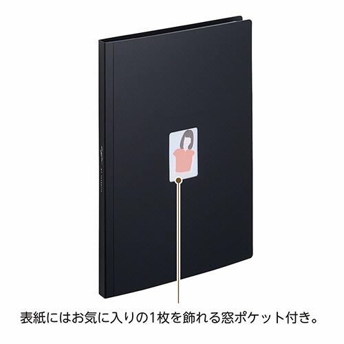 リヒトラブ　ｍｙｆａ　インスタントフォトコレクションファイル　ジェットブラック　Ｎ－３３２５－２４　１冊3