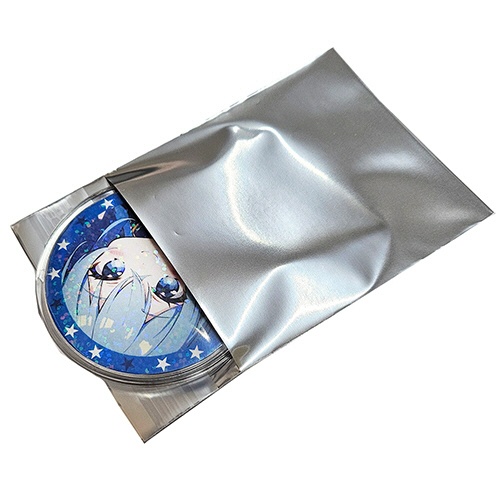 今村紙工　アルミ蒸着袋　フタ・テープ付　７０×８０＋３０ｍｍ　ＡＪ－７０　１パック（１００枚）2