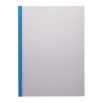 【たのめーる】TANOSEE スライディングレールホルダー A4タテ 50枚収容 ブルー 1パック(10冊)の通販