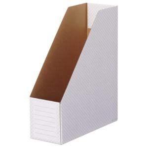 ＴＡＮＯＳＥＥ　ボックスファイル（ホワイト）　Ａ４タテ　背幅１００ｍｍ　グレー　１パック（１０冊）1