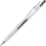 ゼブラ　ジェルボールペン　バイオチューブ搭載サラサクリップ　０．５ｍｍ　黒　（軸色：ウォータークリアー）　ＢＩ－ＪＪ１５－ＷＣ　１本