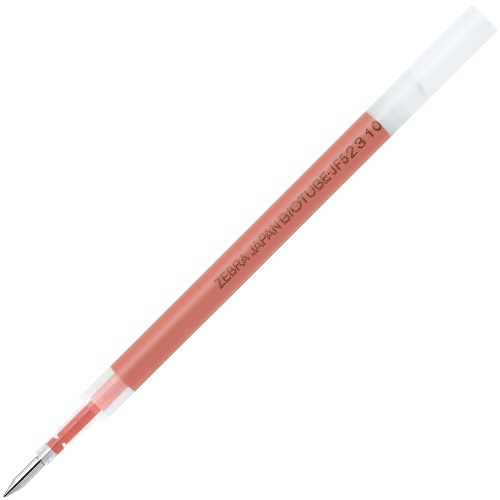 ゼブラ　ジェルボールペン　バイオチューブ替芯　ＪＦ－０．５芯　赤　Ｐ－ＢＩＯ－ＲＪＦ５－Ｒ５　１パック（５本）1