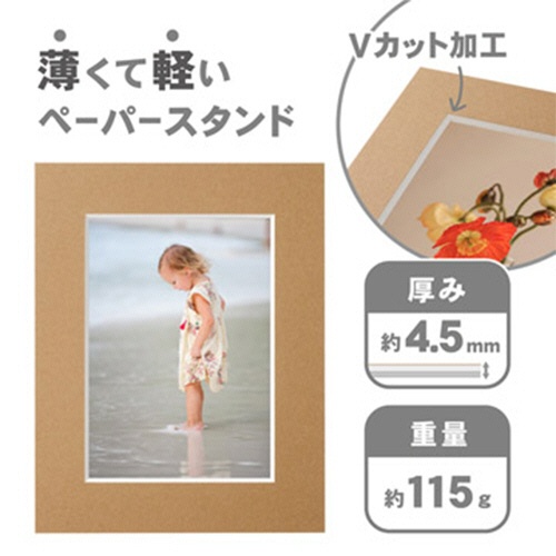 ハクバ　カラーペーパースタンド　２Ｌ　ブラウン　ＭＣＰＳ－２ＬＢＲ　１枚4
