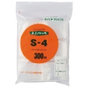 セイニチ　ユニパック　チャック付　ポリエチレン　ヨコ４０×タテ５５×厚み０．０４ｍｍ　Ｓ－４　１パック（３００枚）