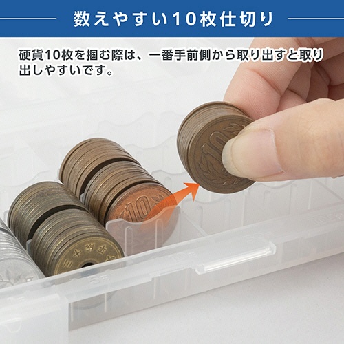 カール事務器　コインケース　クリア　ＣＸ－００１－Ｊ　１個6