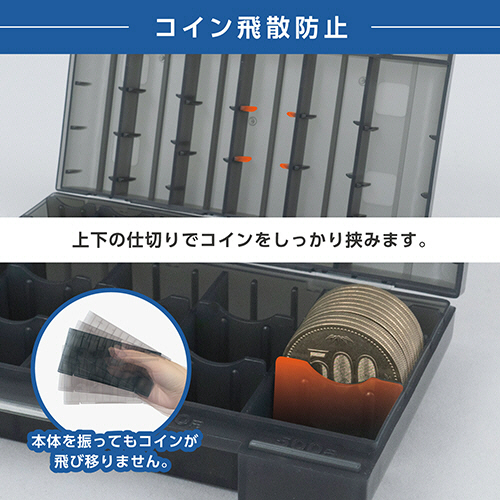 たのめーる】カール事務器 コインケース・スリム グレー CX-002