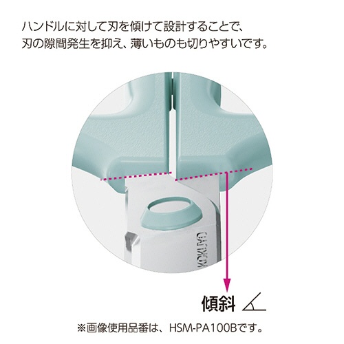 コクヨ　ハサミ（サクサ）　グルーレス刃　刃渡り６５ｍｍ　ブラック　ＨＳＭ－ＰＡ１００Ｄ　１本5