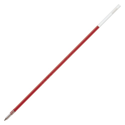 たのめーる】TANOSEE ノック式油性ボールペン ロング芯タイプ 0.7mm 赤 