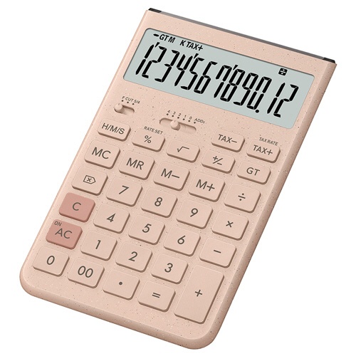 カシオ　Ｃｏｍｆｙ　デザイン電卓　１２桁　ジャストタイプ　グレイッシュピンク　ＪＴ－２００Ｔ－ＰＫ－Ｎ　１台2