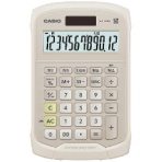 カシオ　防水・防塵電卓　１２桁　ミニジャストタイプ　ＷＭ－３２０ＭＴ