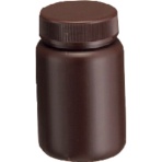 東京硝子器械　ＴＧＫ　広口びん　１００ｍＬ　茶褐色　８７６－２２－０２－５１　１本