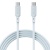 アドテック　ＵＳＢ２．０　Ｔｙｐｅ－Ｃ　ｔｏ　Ｃ　ケーブル（１００Ｗ出力）　ブルー　１ｍ　ＡＰＣ－Ｖ１０１０ＳＣＣ－Ｕ２－ＢＬ　１本